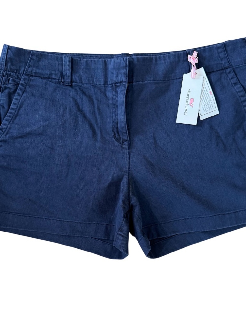 Vineyard Vines Women's Navy Blue Chino Shorts Sz 14 NWT
